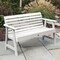 Highwood Usa 5ft Weatherly Garden Bench Outdoor Furniture for Patio, Backyard, Garden AD-BENW3-WHE - alternate 3